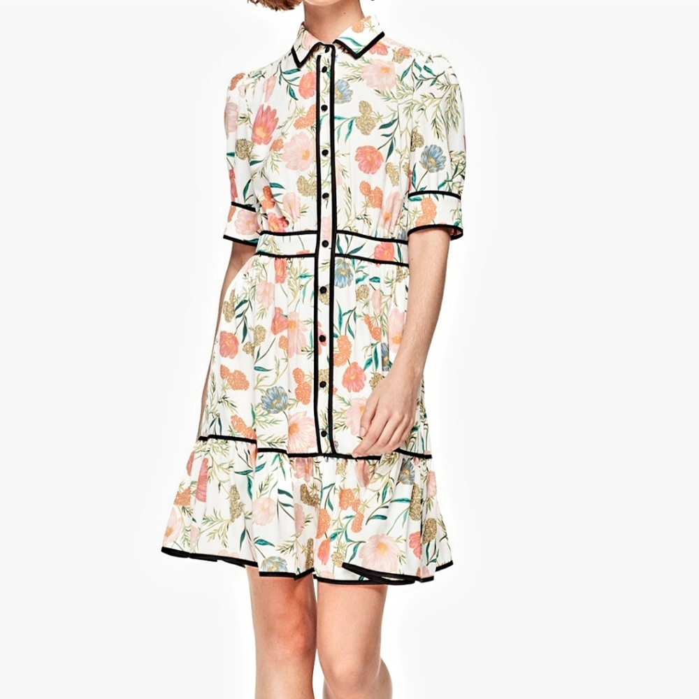 Kate Spade Blossom Fluid Dress 6